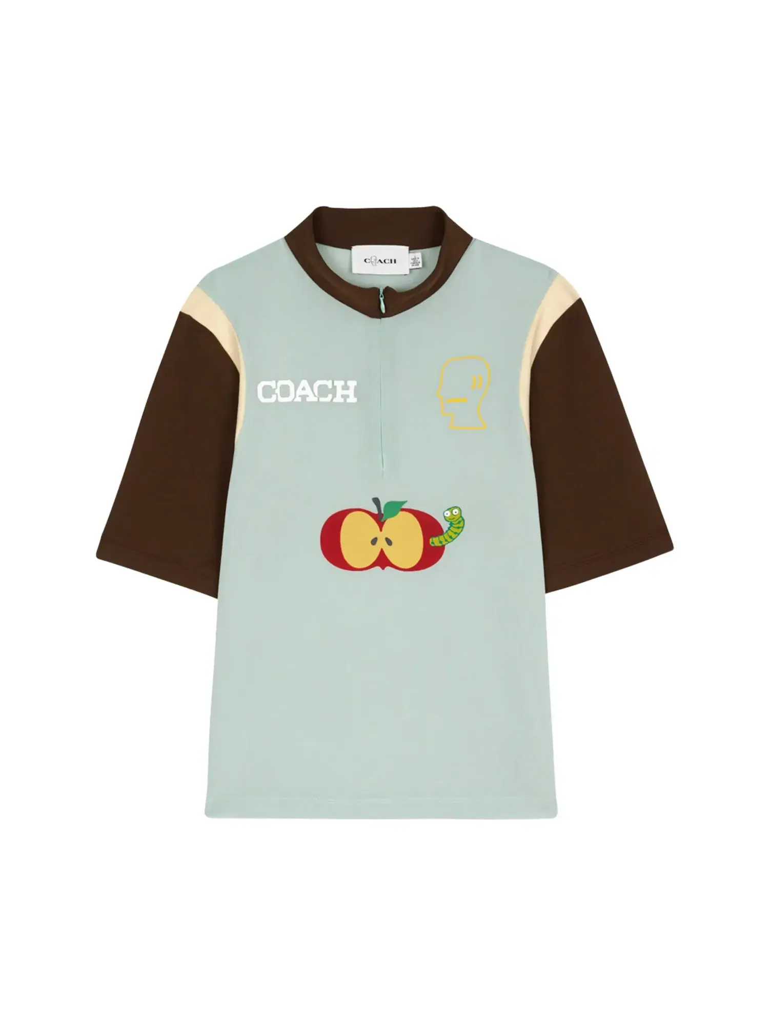 Топ Brain Dead x Coach Mesh Quarter Zip
