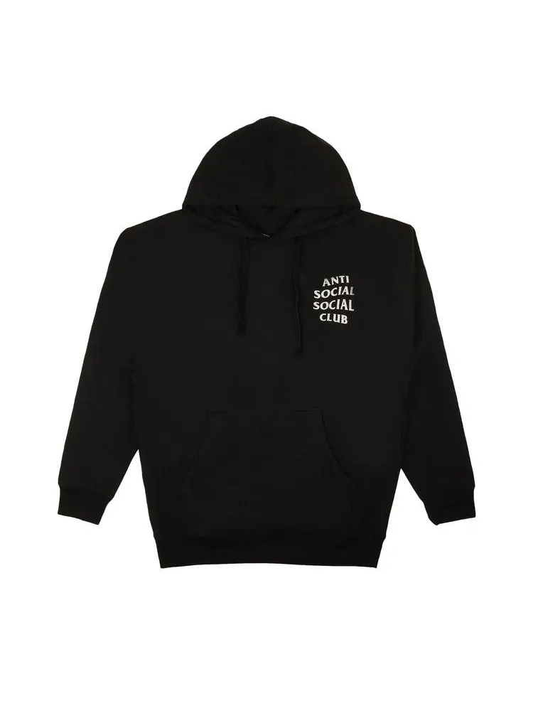 Худи Anti Social Social Club Glitter Blinded Hoodie — черный