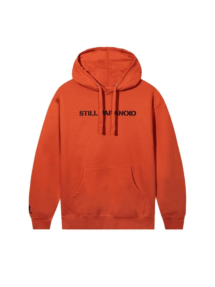 Худи Anti Social Social Club x Undefeated Still Paranoid Hoodie — оранжевый
