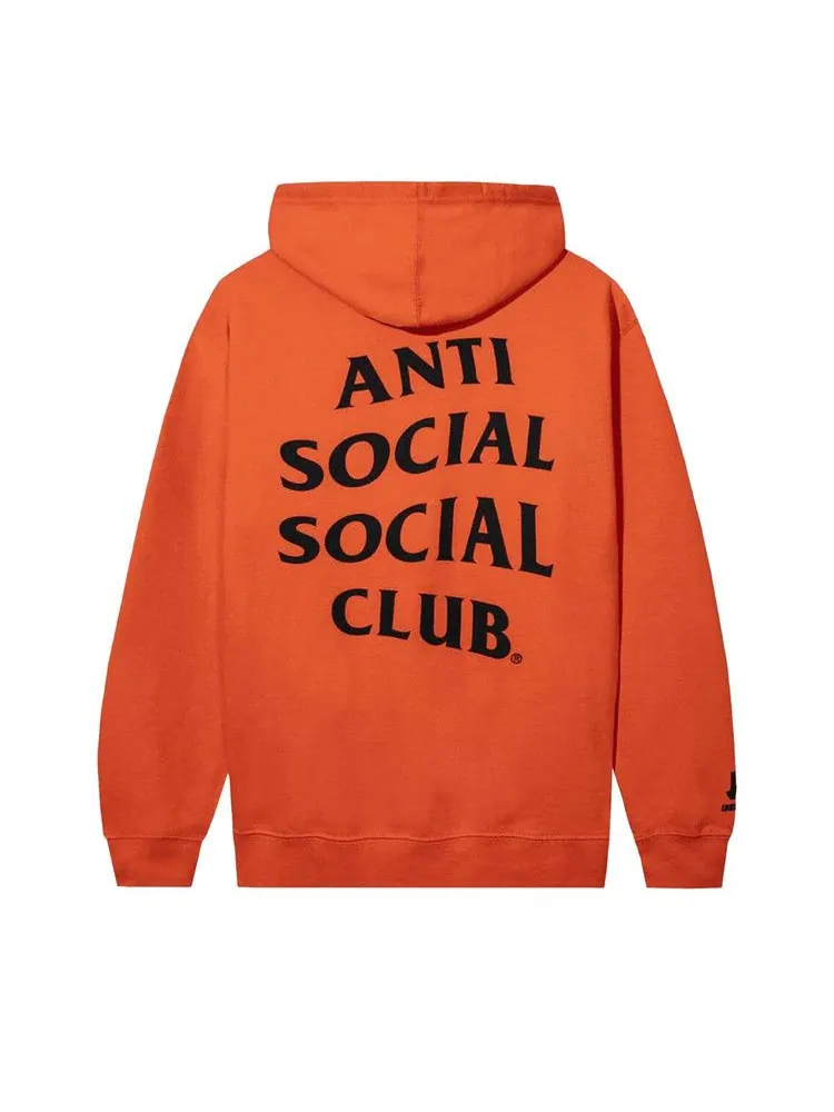 Худи Anti Social Social Club x Undefeated Still Paranoid Hoodie — изображение 2 из 4, оранжевый