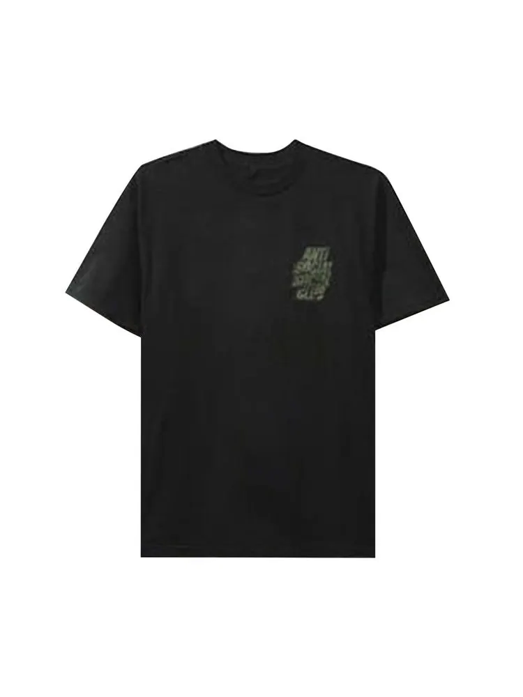 Футболка Anti Social Social Club Blocked Camo Tee — черный