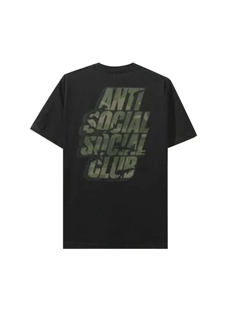 Футболка Anti Social Social Club Blocked Camo Tee — изображение 2 из 2, черный