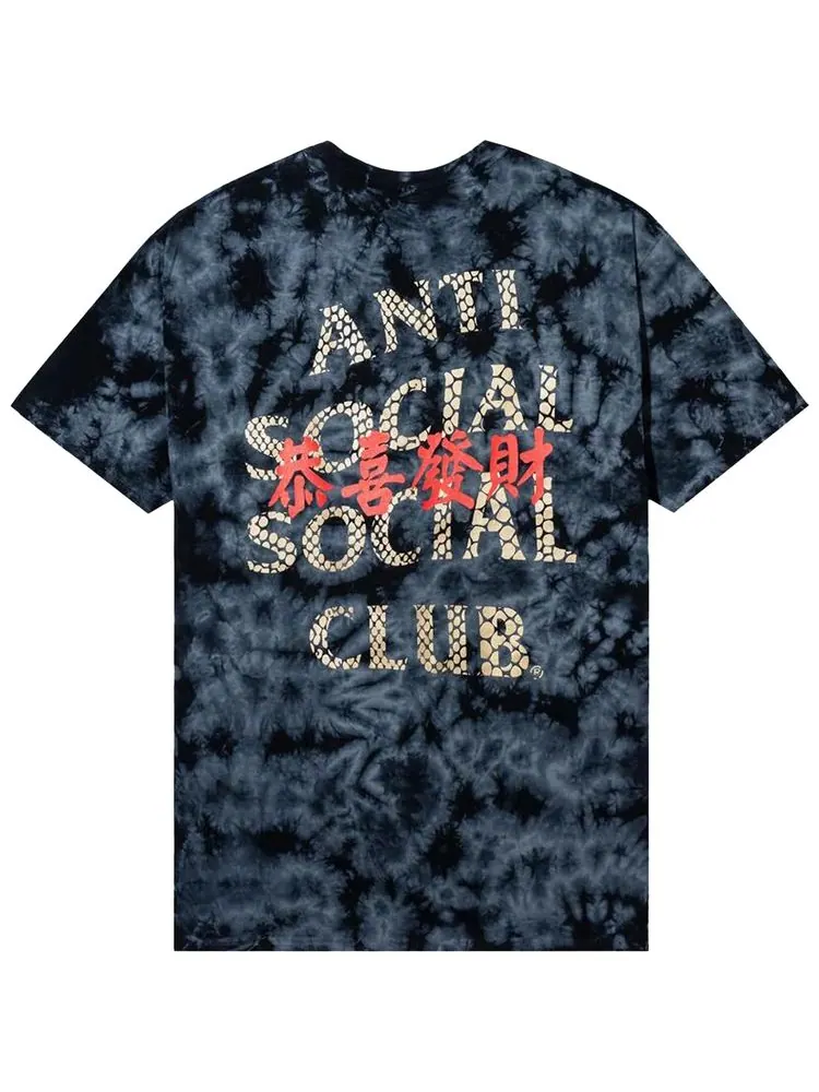Футболка Anti Social Social Club Calm Tee 'Black/Grey' — изображение 2 из 2, черный/серый
