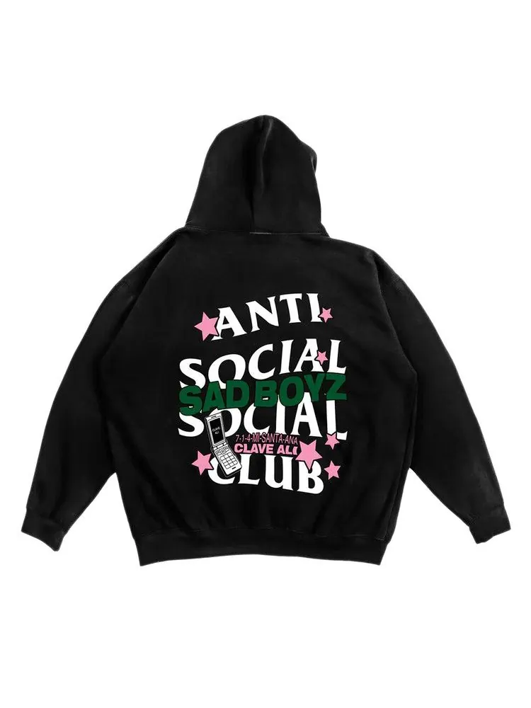 Худи Anti Social Social Club x SAD BOYZ Clave Ali Hoodie — изображение 2 из 2, черный