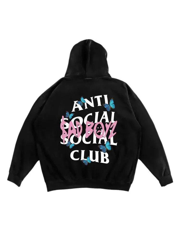Футболка Anti Social Social Club x Sadboyz Fin De Semana Tee, Brown — изображение 2 из 2, черный