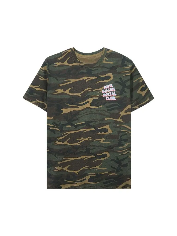 Футболка Anti Social Social Club Popcorn Tee — изображение 1 из 2, камуфляж