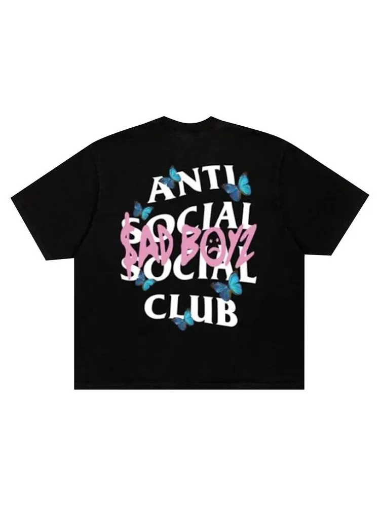 Футболка Anti Social Social Club x Sadboyz Fin De Semana Tee — изображение 2 из 2, коричневый