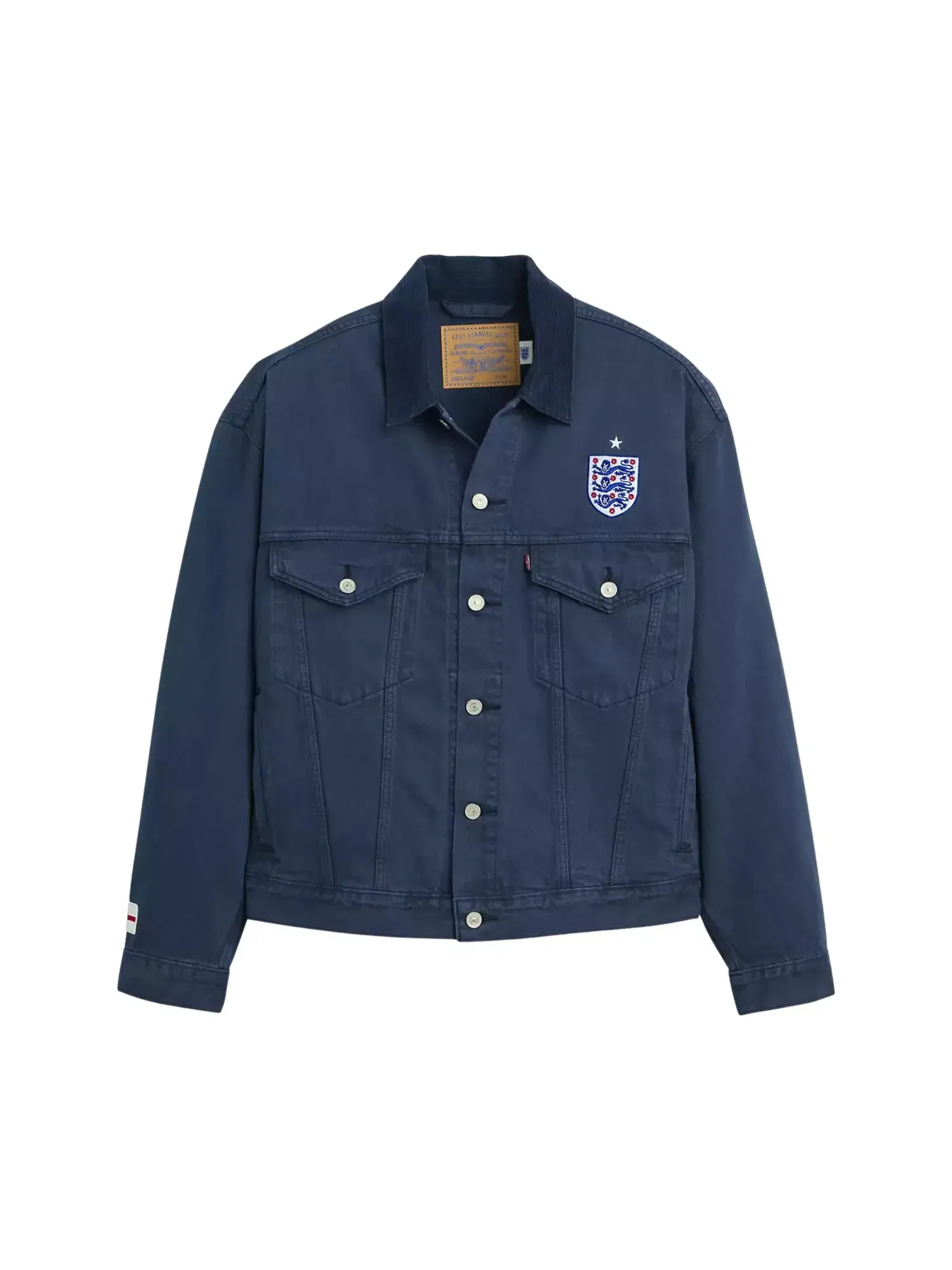Джинсовая куртка Levi England/White — изображение 1 из 1, белый