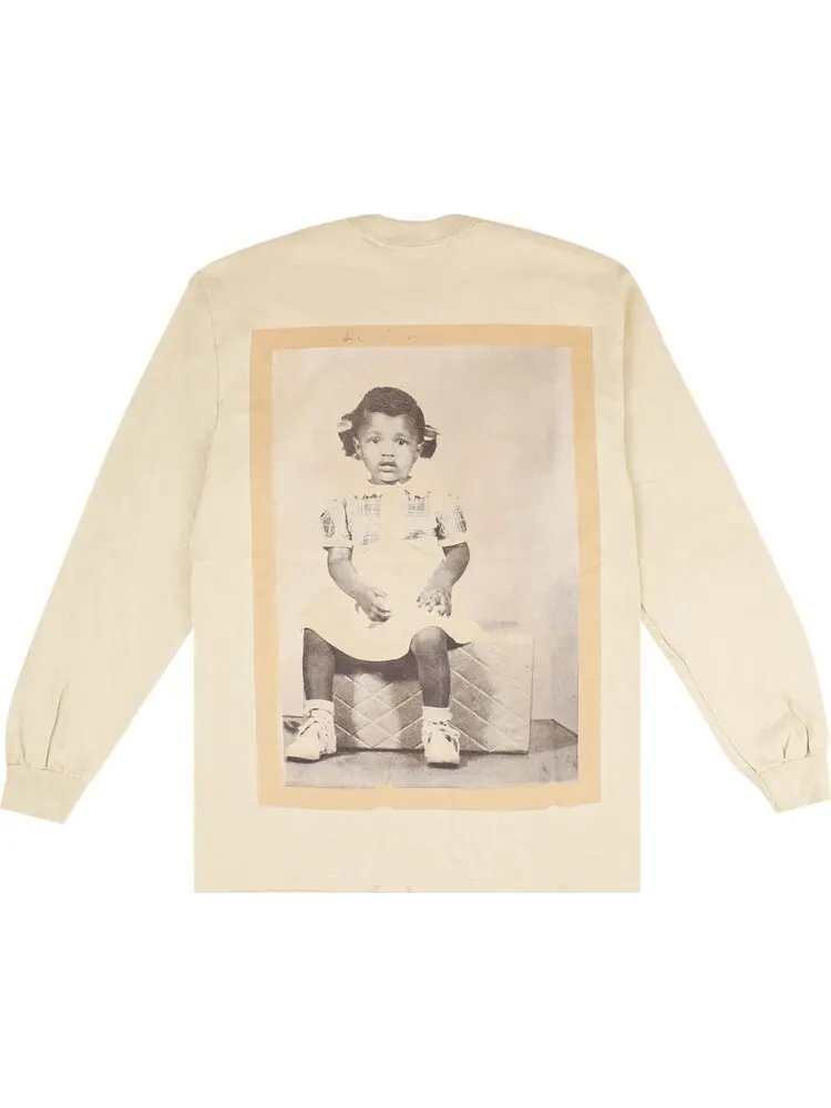 Лонгслив Kanye West DONDA Listening Party Long-Sleeve Tee 'Beige' — изображение 2 из 2, бежевый