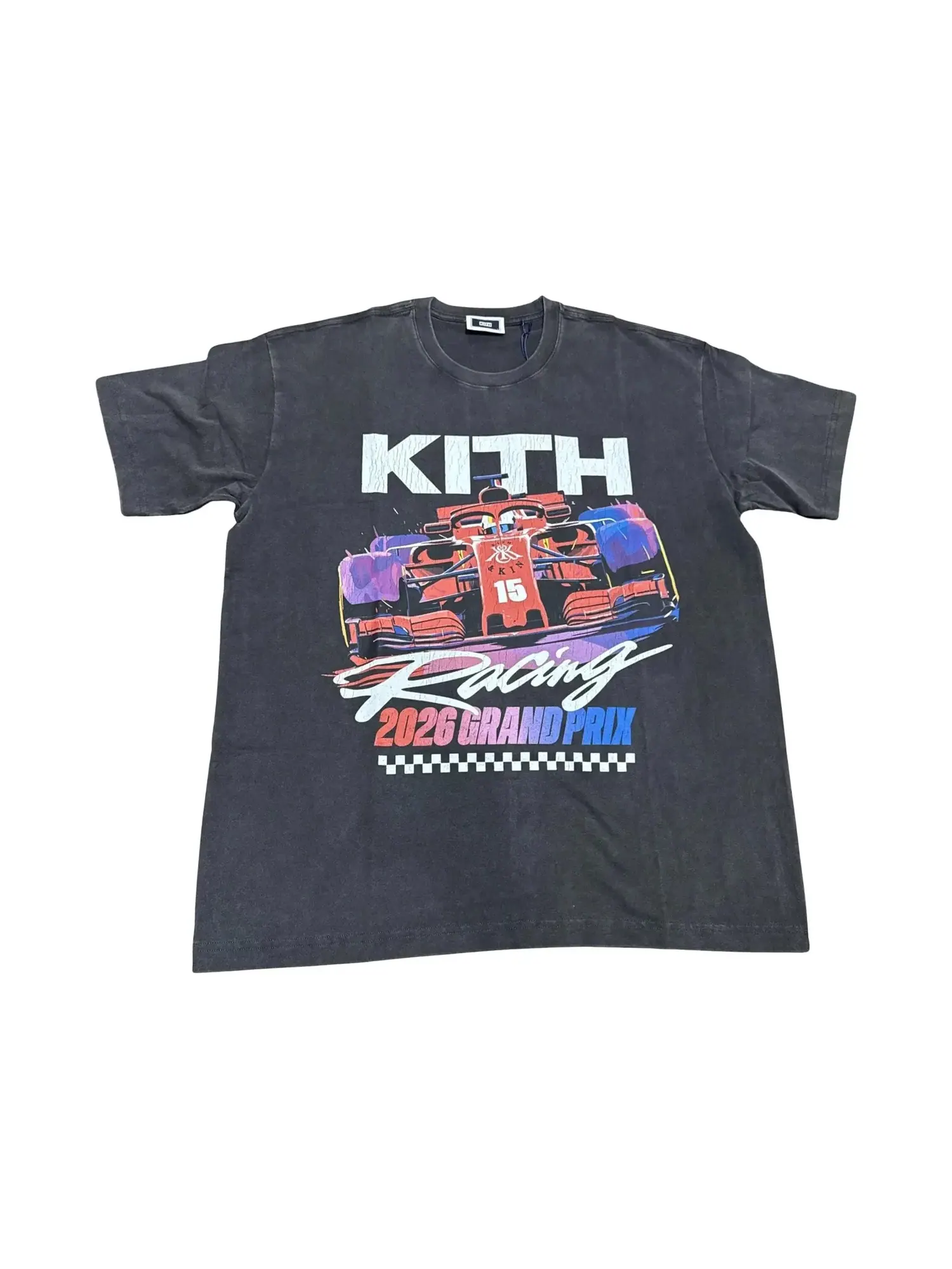 Винтажная футболка Kith Pole Position — черный