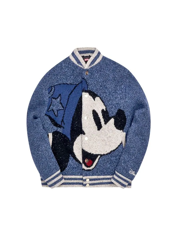 Куртка Kith x Disney Varsity Jacket — синий