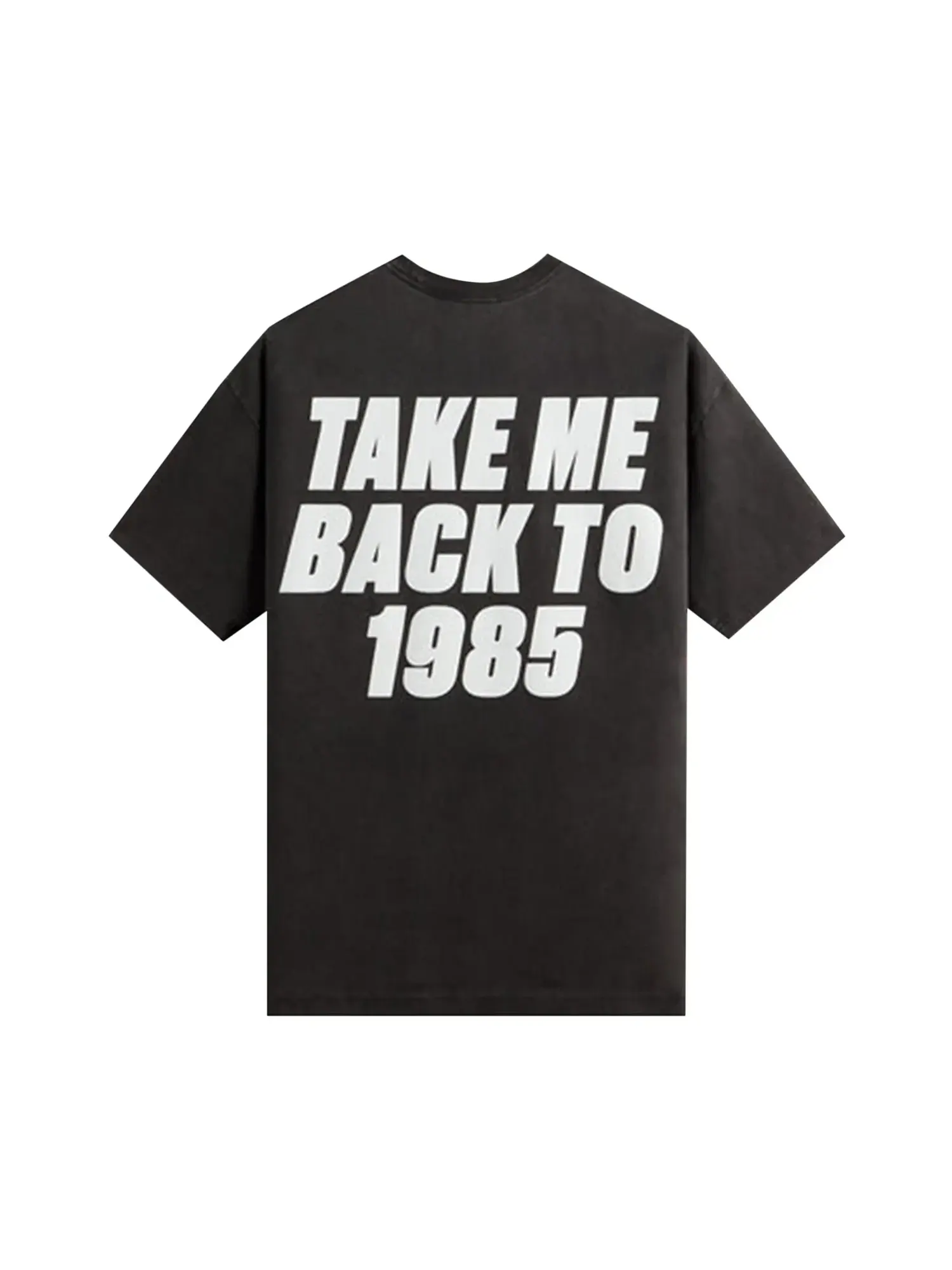 Футболка Kith for Back to the Future с японским названием, винтажная — изображение 2 из 2, черный