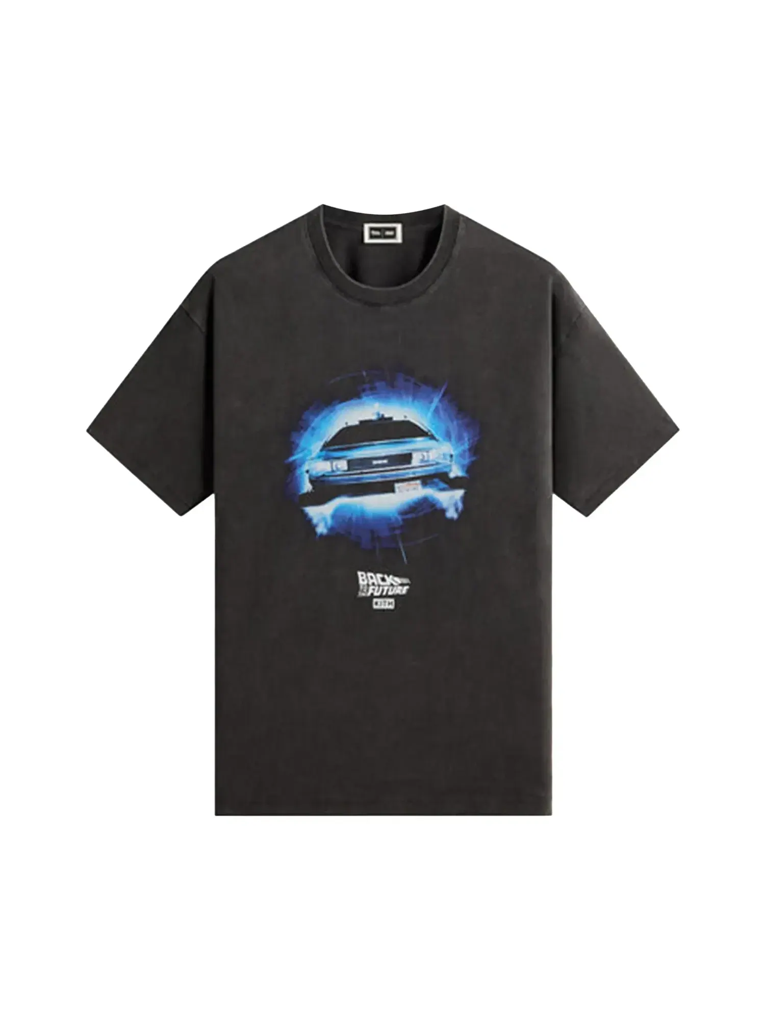 Футболка Kith for Back to the Future DeLorean Front Back Vintage Tee