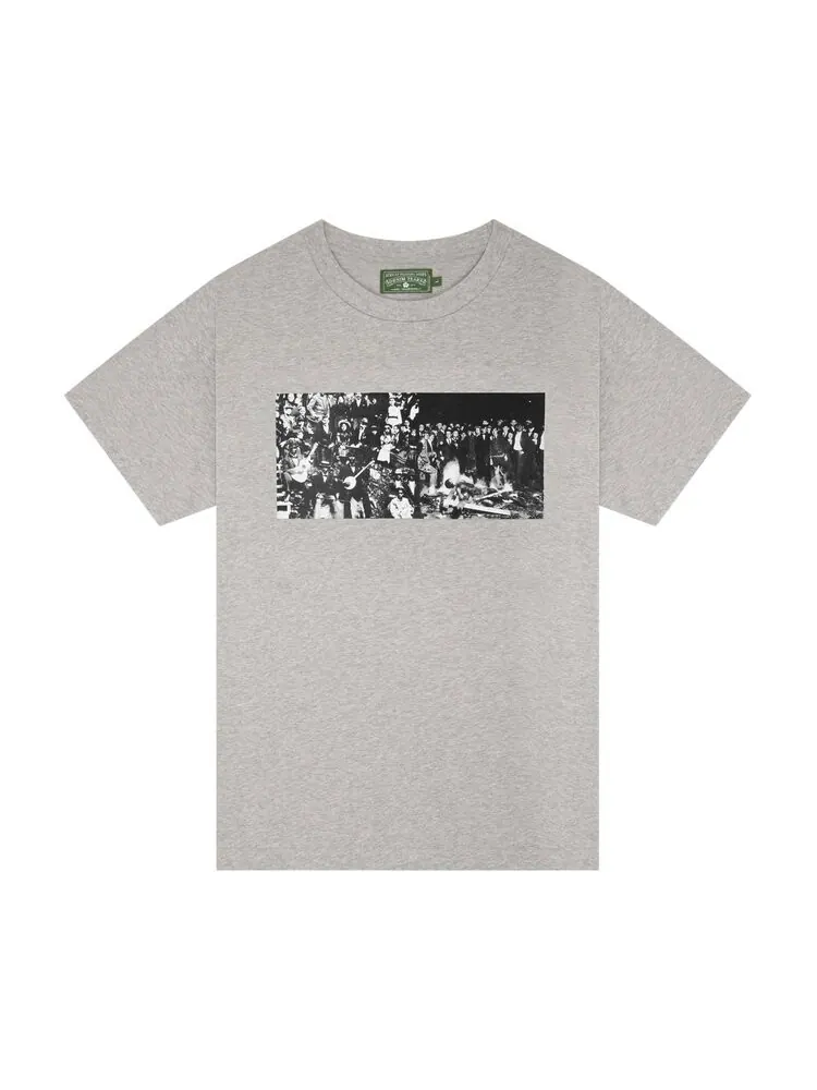 Футболка Denim Tears x Arthur Jafa Black Entertainment Tee — серый