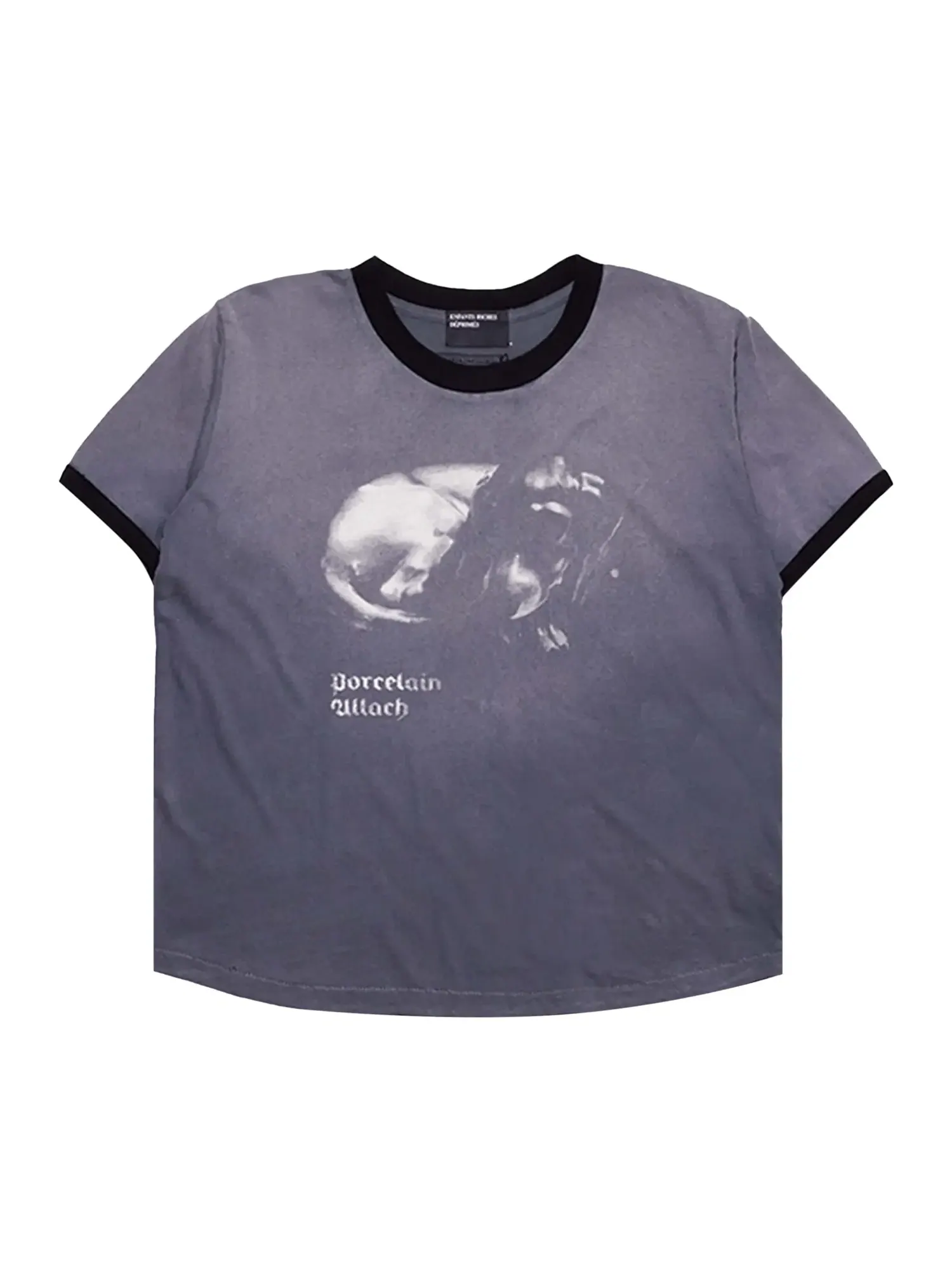 Футболка Enfants Riches Déprimés Porcelain Dog Patch Ringer — черный