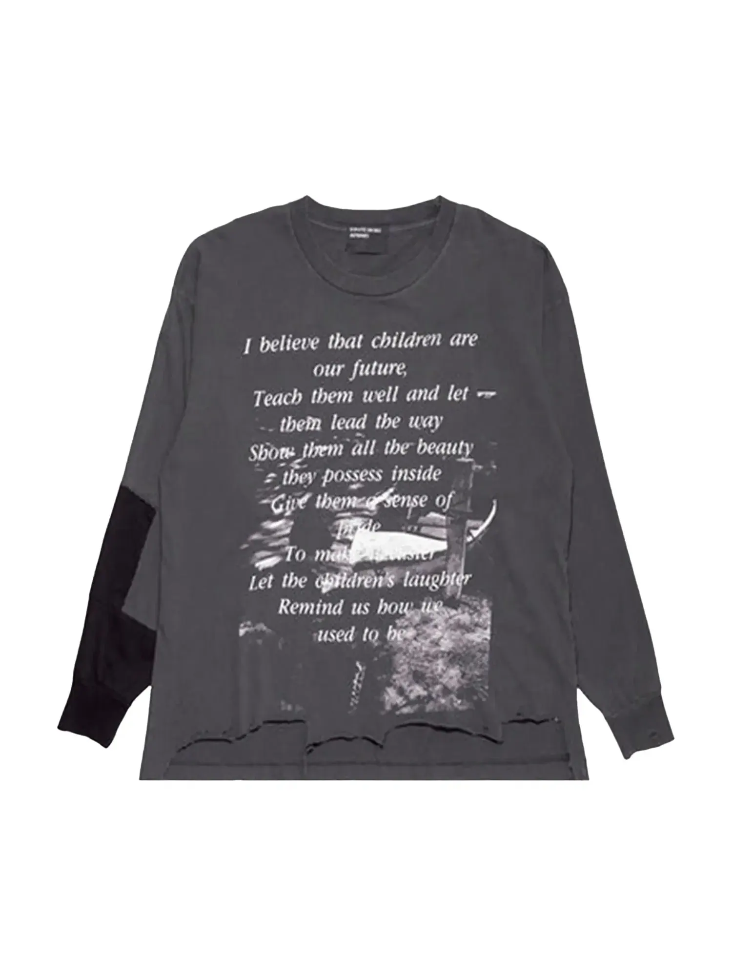 Футболка Enfants Riches Déprimés The Greatest Love Of All Long-Sleeve T-Shirt — черный