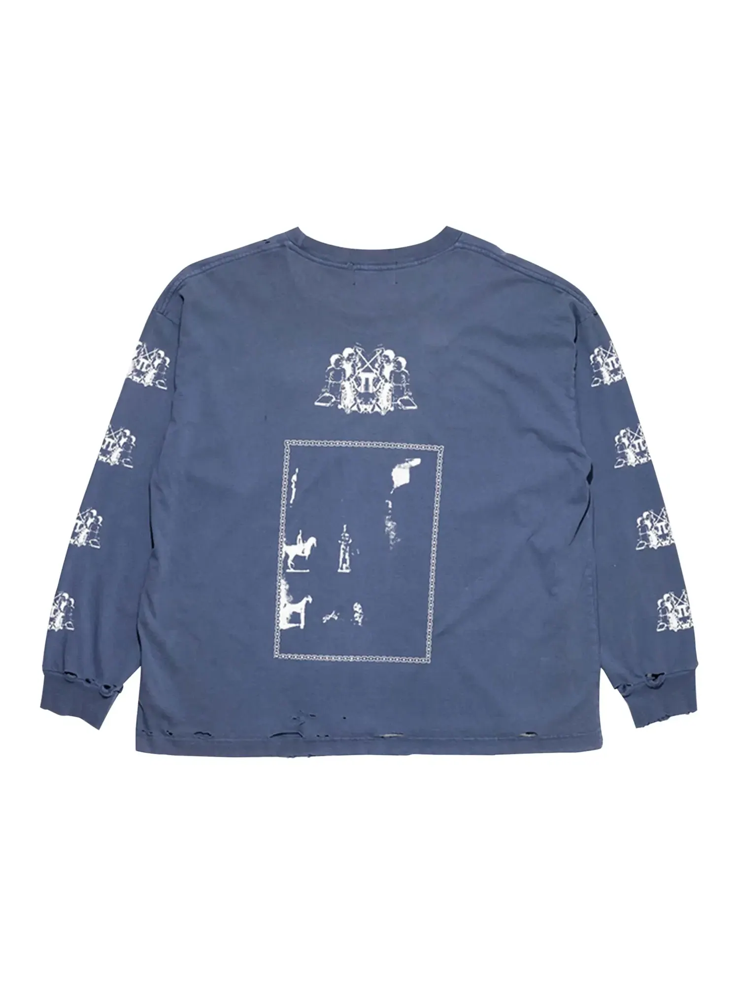 Футболка Enfants Riches Déprimés I Told You I Was Sick Long-Sleeve T-Shirt — изображение 2 из 2, темно-синий