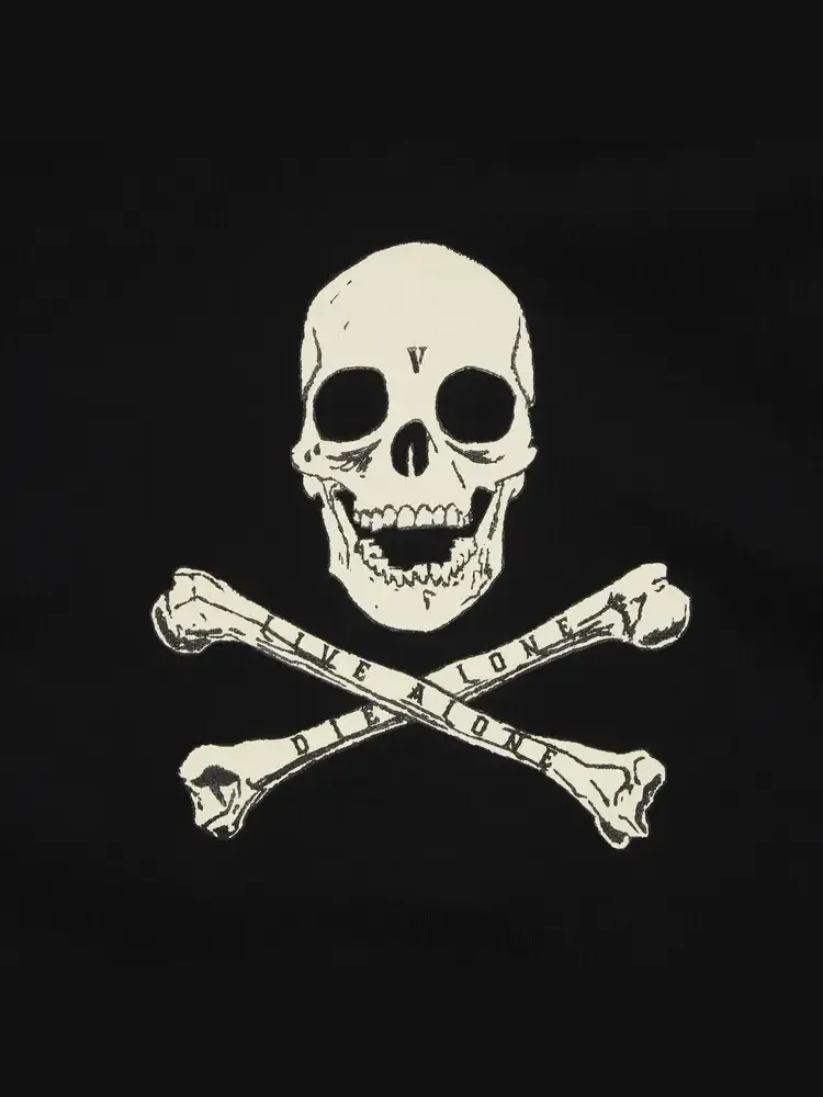 Худи Vlone Skull and Bones — изображение 4 из 4, черный