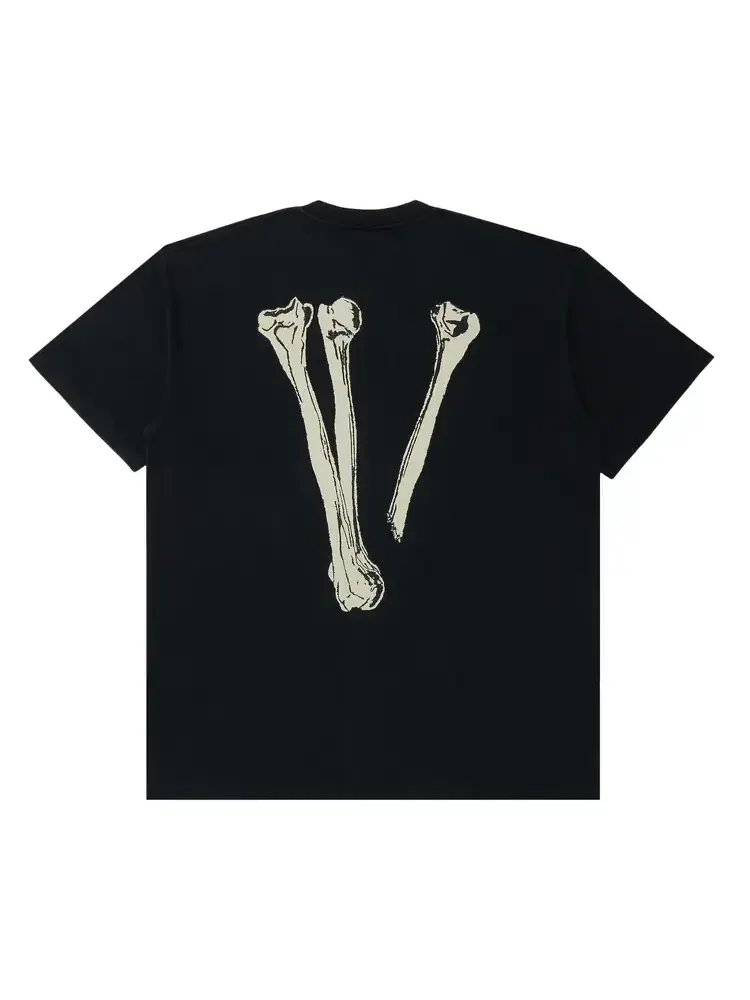 Футболка с коротким рукавом Vlone Skull & Bones — изображение 2 из 3, черный