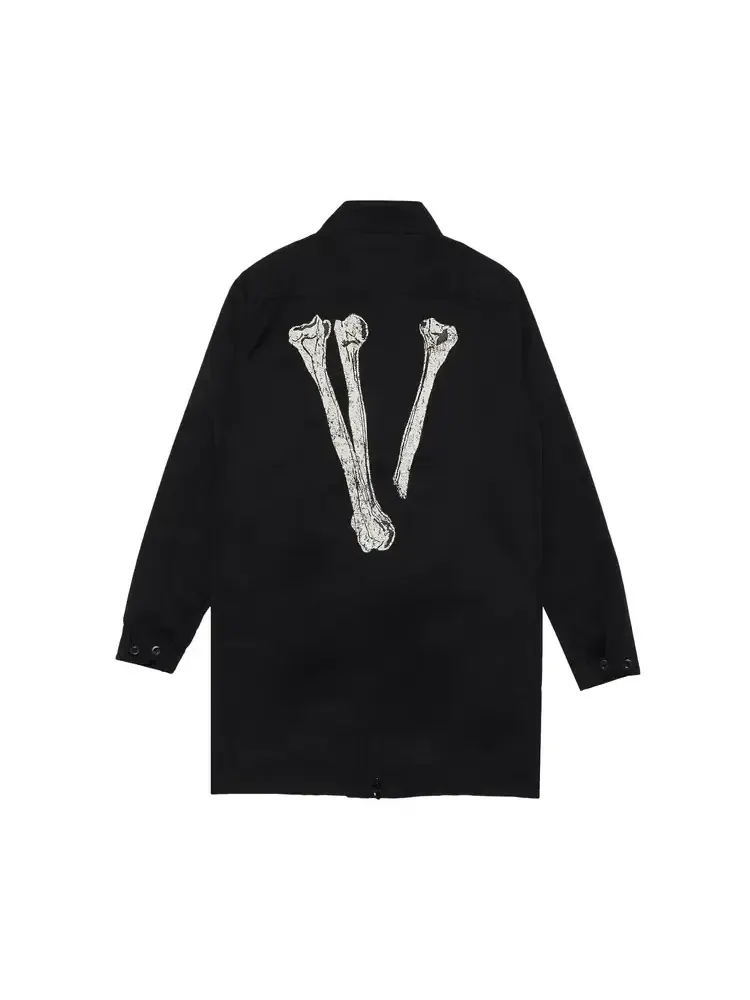 Куртка Vlone Bone Logo Field Jacket — изображение 2 из 3, черный