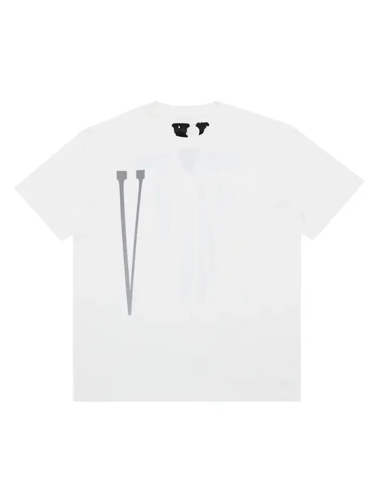Футболка Vlone Staple 'Белый/Белый/Серебристый' — белый