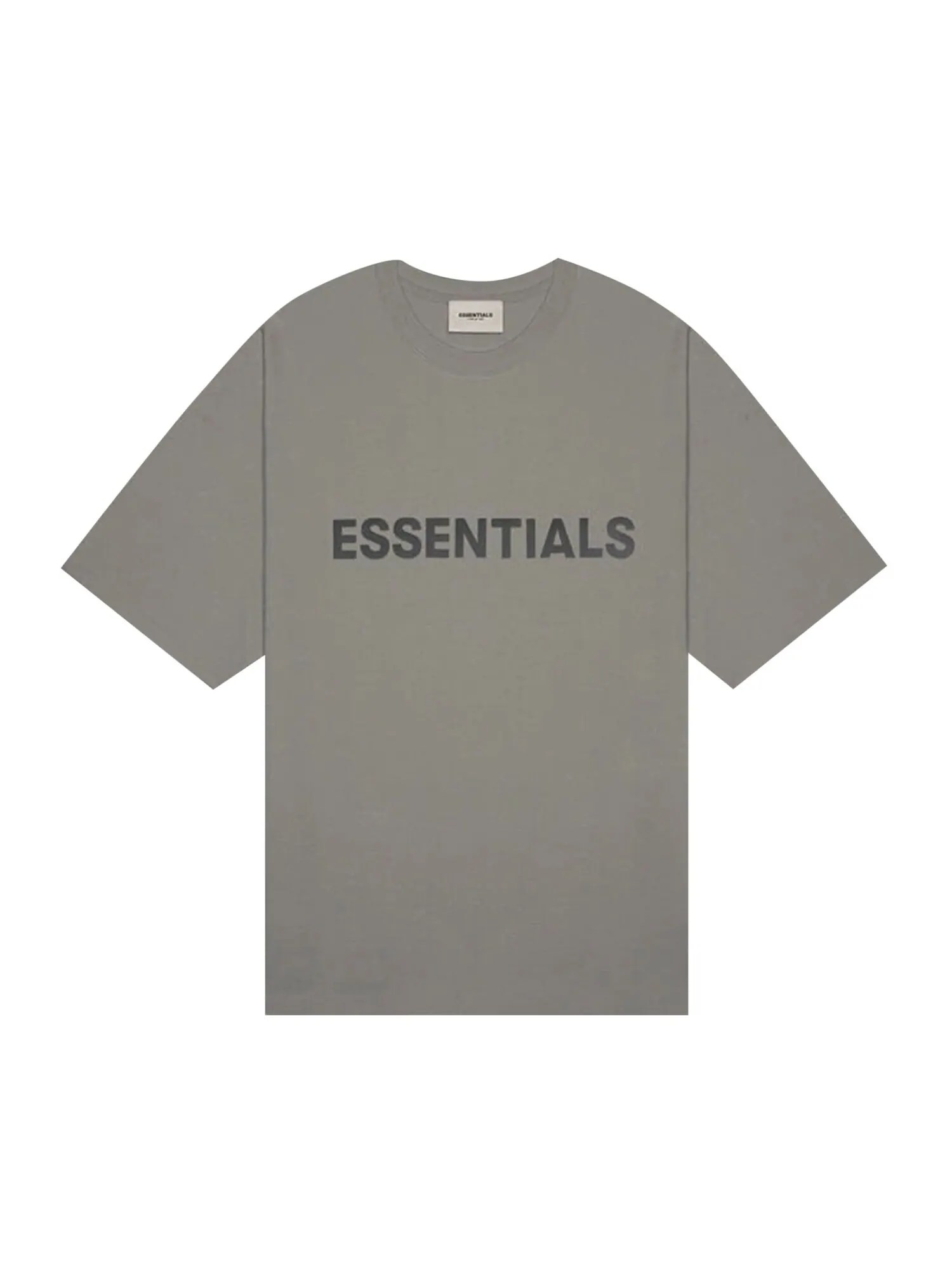 Футболка Fear of God Essentials Front Logo SS20 — серый
