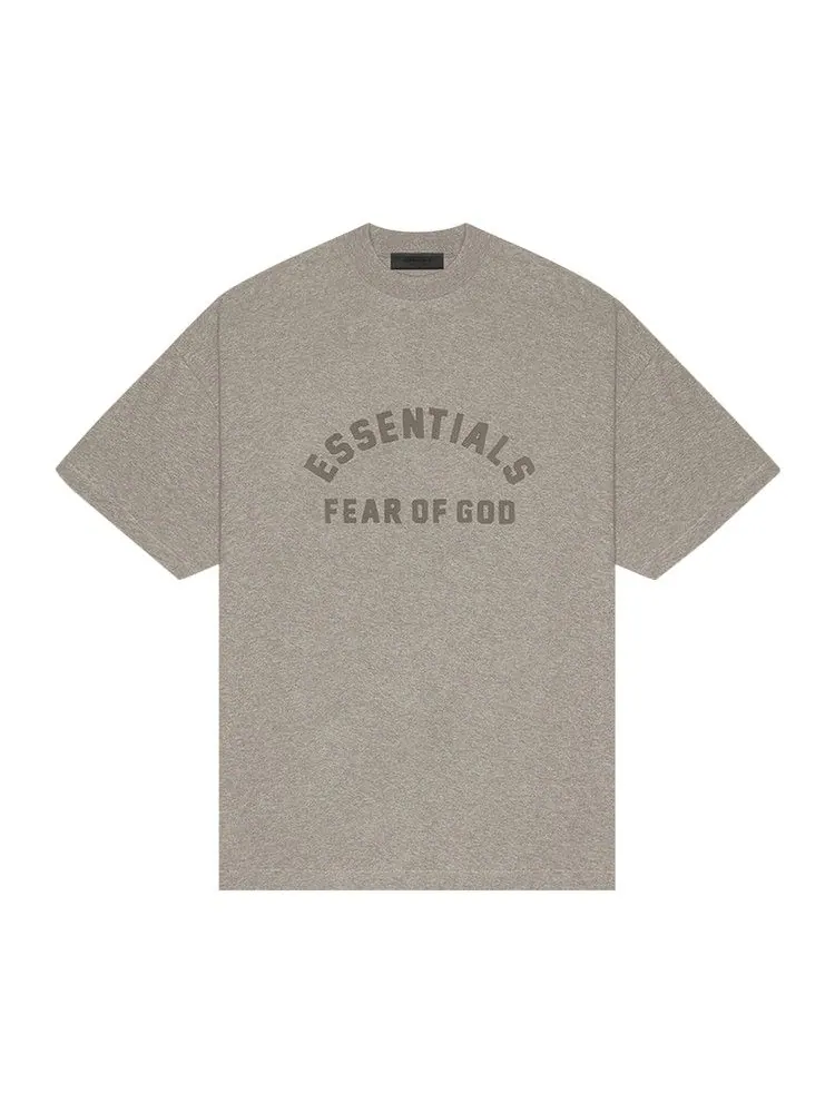 Футболка Fear of God Essentials Heavy T-Shirt — серый