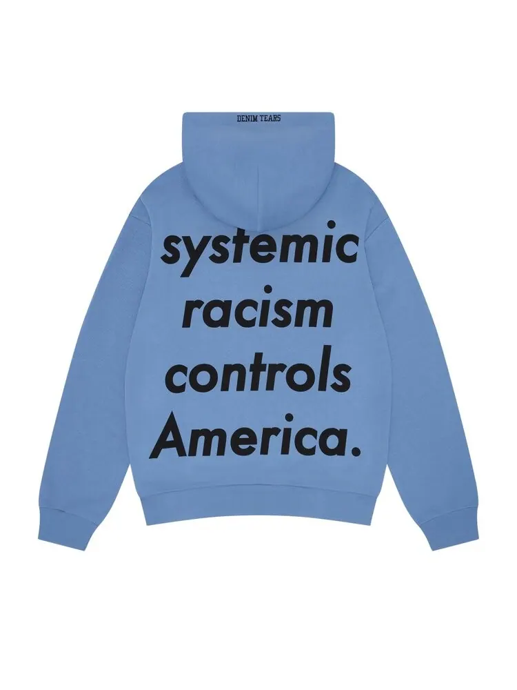 Худи Denim Tears x Arthur Jafa LeRage Hoodie — изображение 2 из 2, синий
