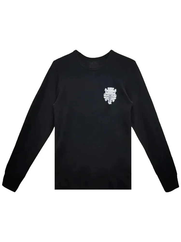 Футболка Chrome Hearts Dagger Long-Sleeve Thermal T-Shirt — черный