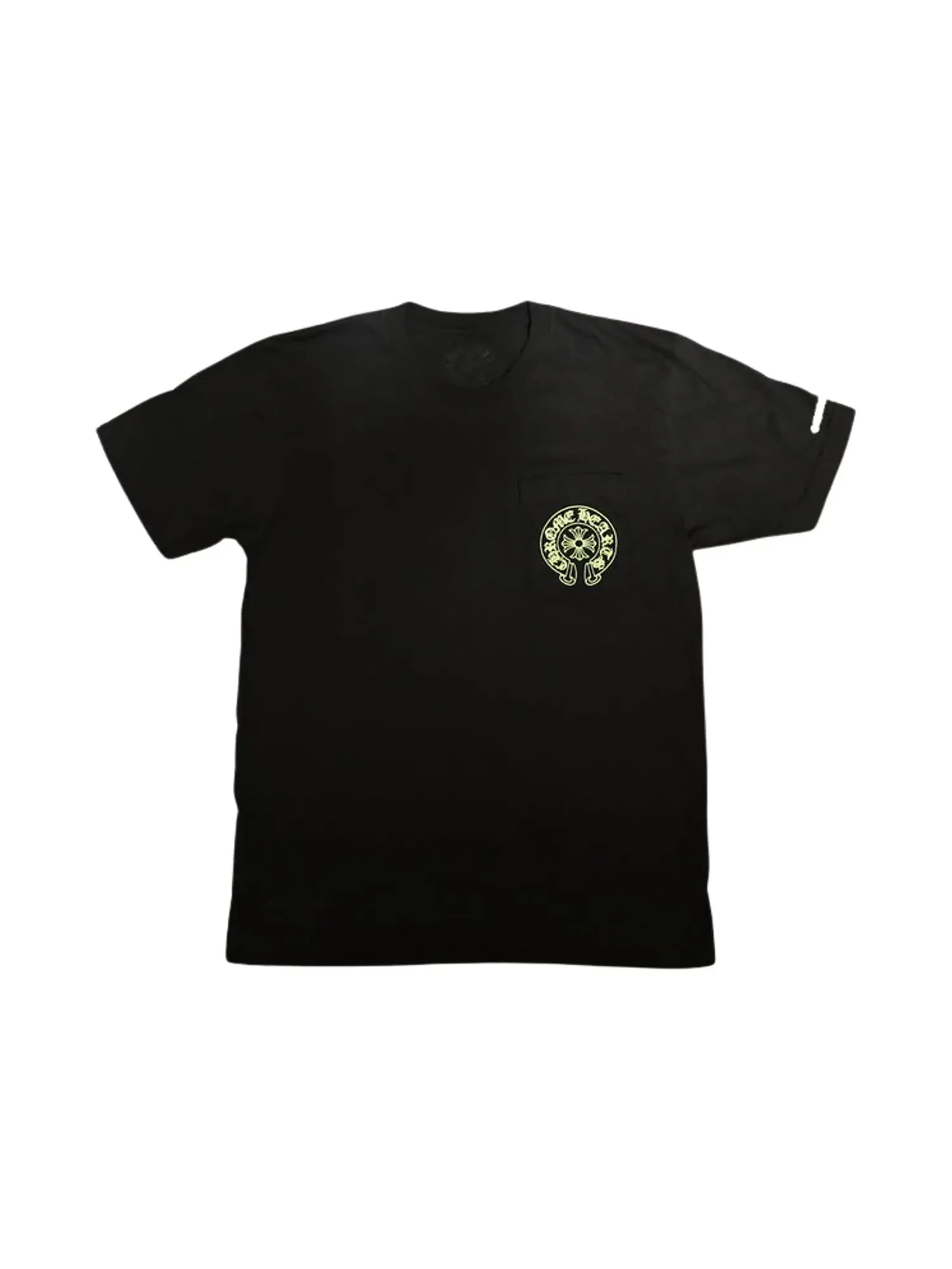 Футболка с коротким рукавом Chrome Hearts Horseshoe — черный