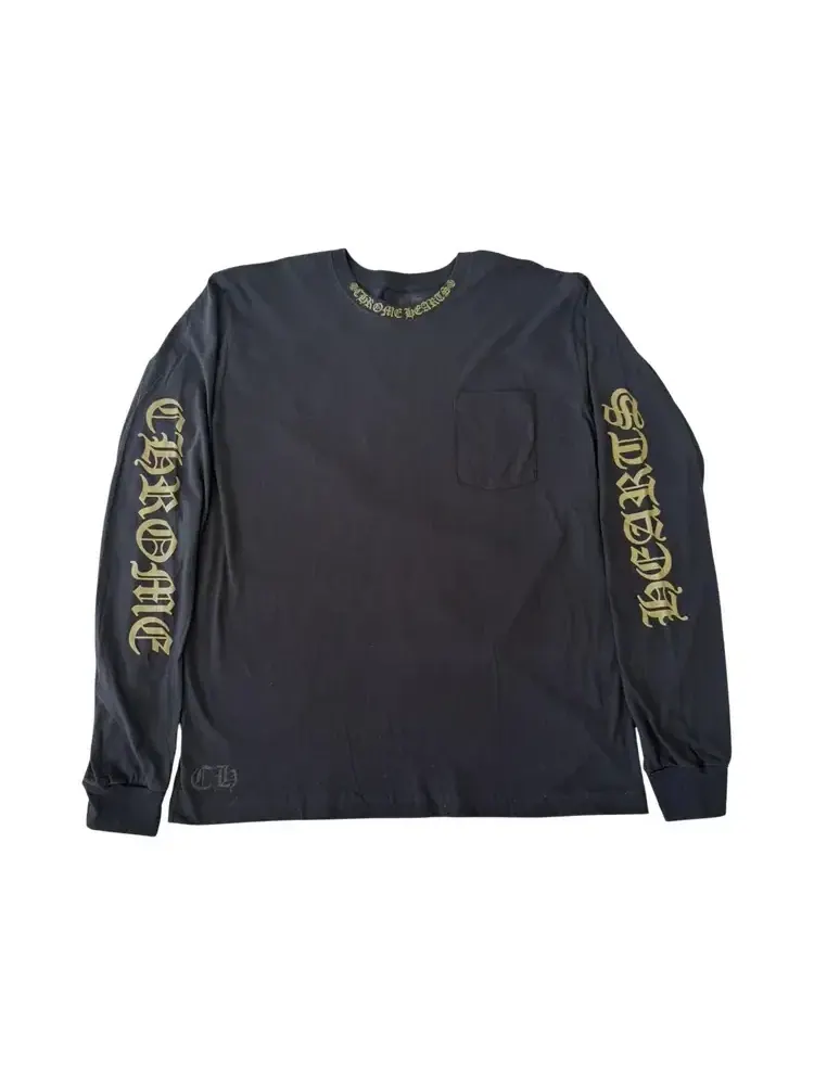 Футболка с длинными рукавами Chrome Hearts — черный
