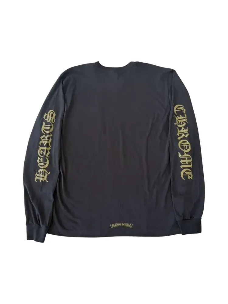 Футболка с длинными рукавами Chrome Hearts — изображение 2 из 2, черный