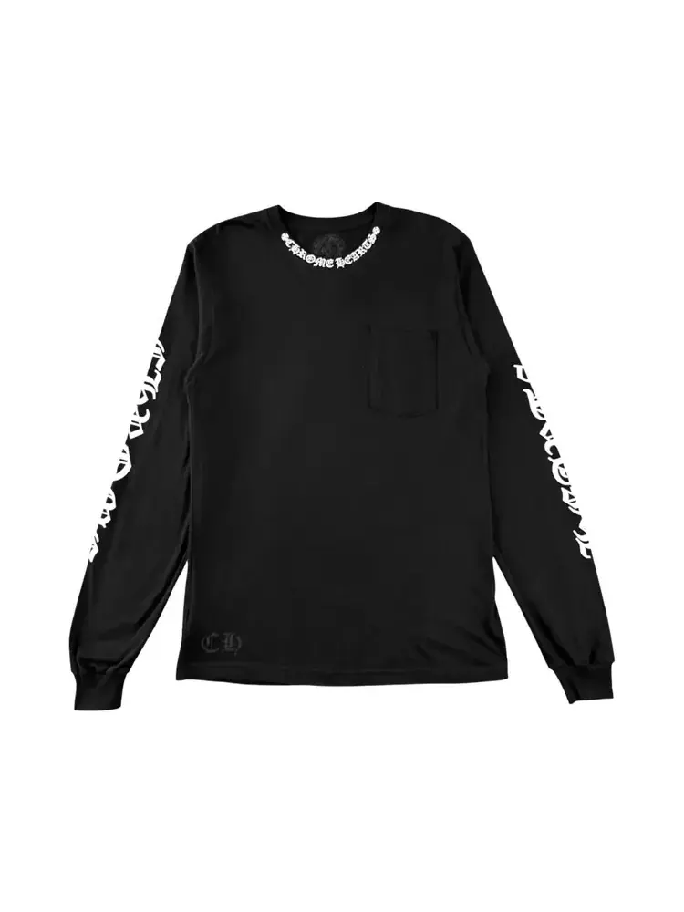 Футболка с длинными рукавами и логотипом Chrome Hearts