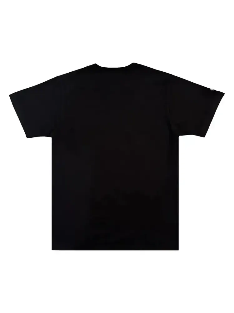 Футболка с вышитым логотипом стадиона Chrome Hearts — изображение 2 из 2, черный