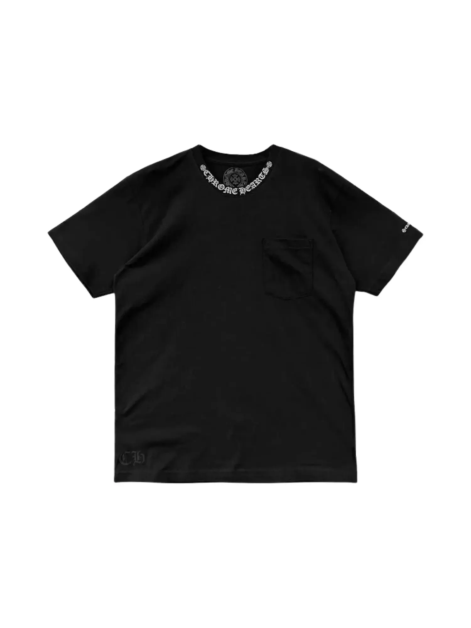 Футболка с коротким рукавом и карманом Chrome Hearts