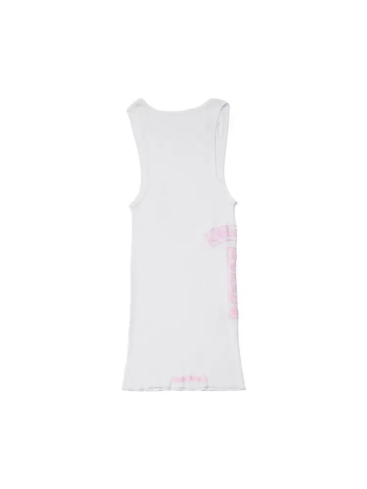 Майка Chrome Hearts T Bar Rib Tank — изображение 2 из 2, белый