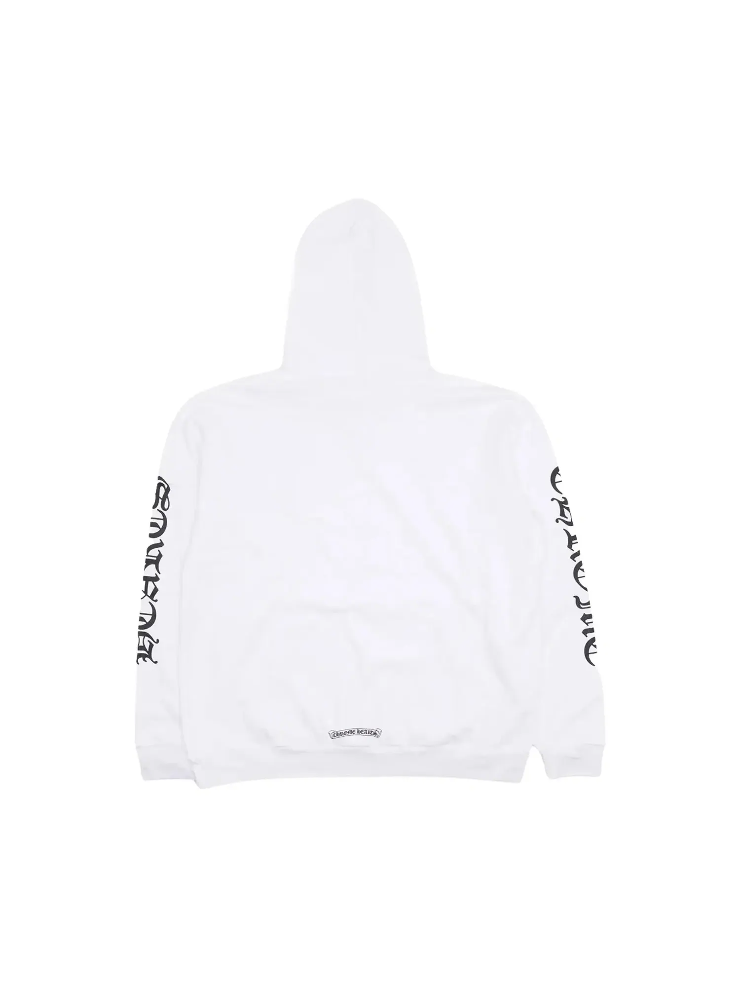 Худи Chrome Hearts с вертикальным логотипом — изображение 2 из 2, белый