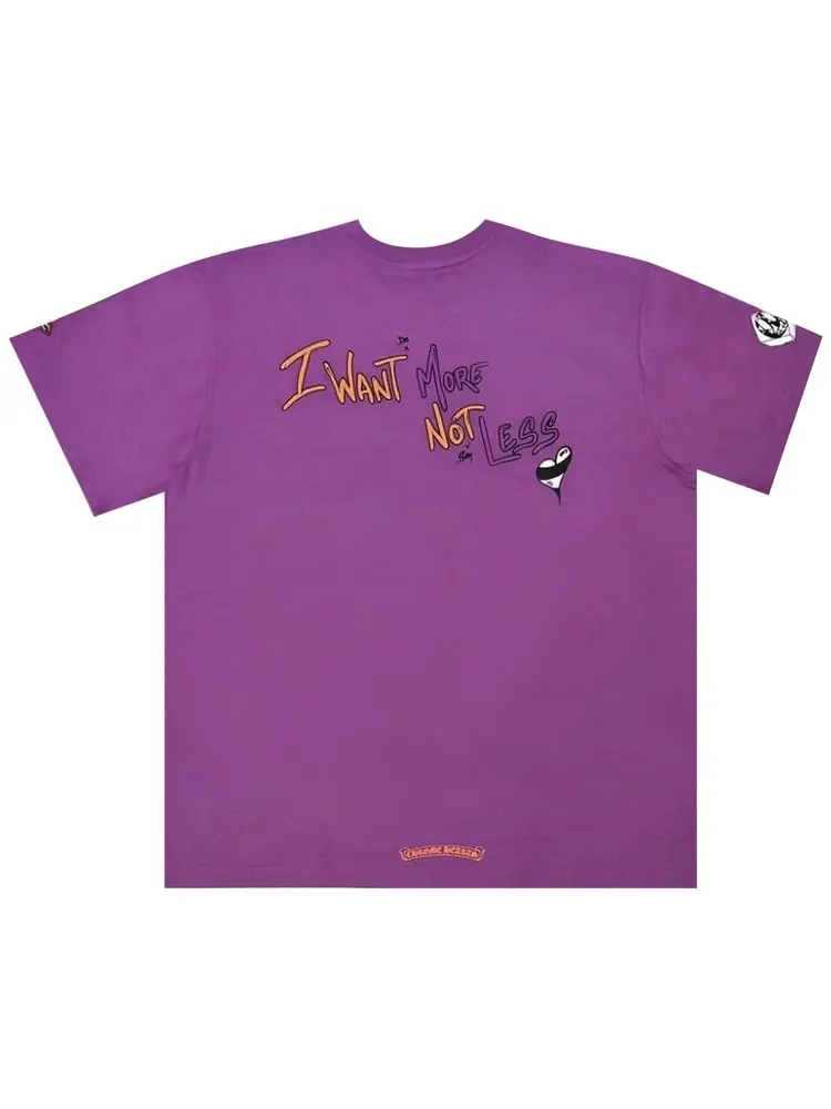 Футболка Chrome Hearts x Matty Boy I Want More T-Shirt 'Purple' — изображение 2 из 2, фиолетовый