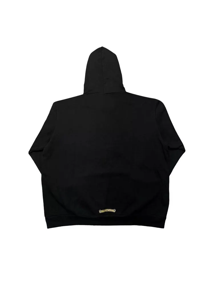 Худи Chrome Hearts 1988 Hoodie Gold Glitter — изображение 2 из 2, черный/золотистый