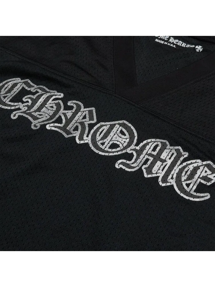 Джерси Chrome Hearts Stadium Mesh Long sleeve Jersey — изображение 3 из 3, черный/серый