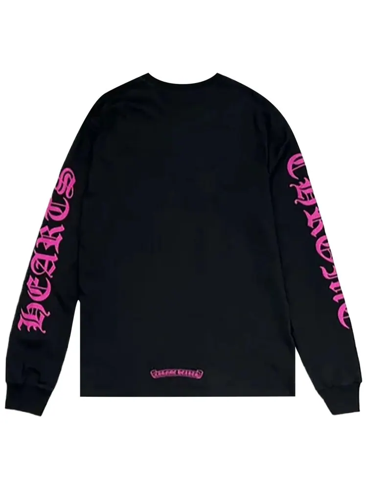 Футболка с длинными рукавами и круглым вырезом Chrome Hearts — изображение 2 из 2, черный
