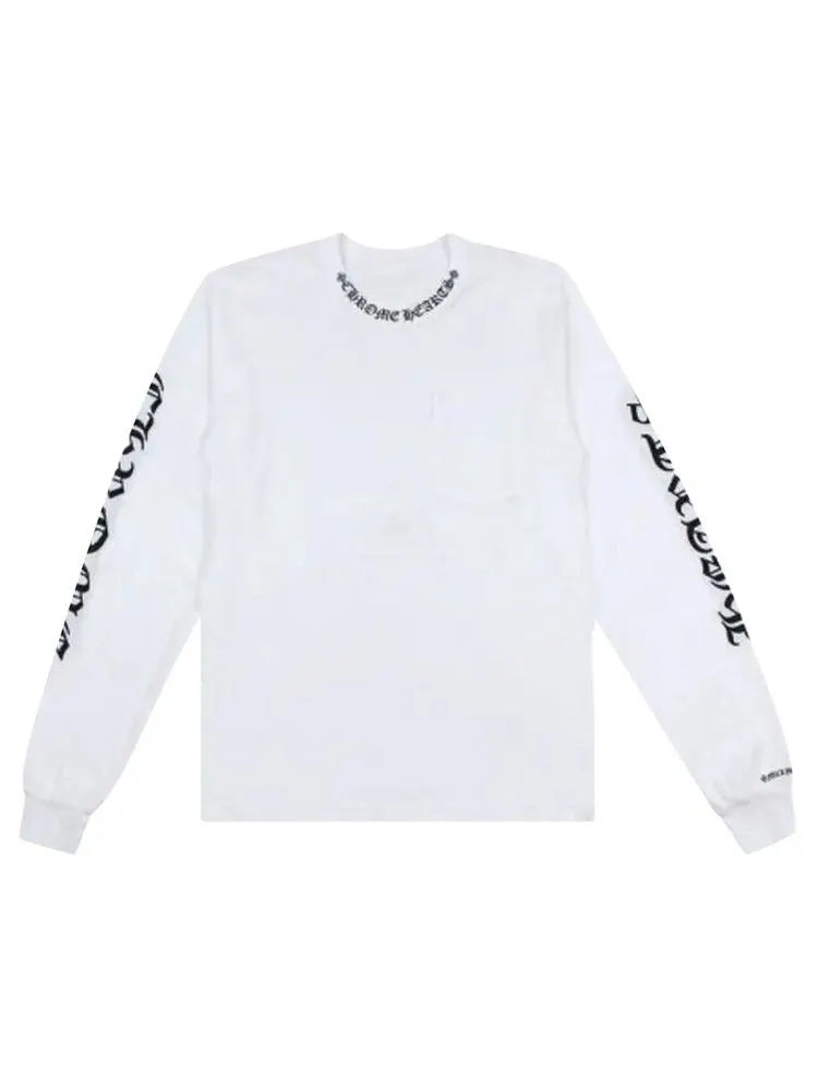 Футболка Chrome Hearts Neck Logo Long-Sleeve T-Shirt