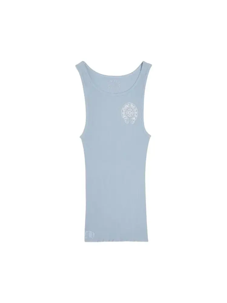 Майка Chrome Hearts Rib Tank 'Baby Blue'