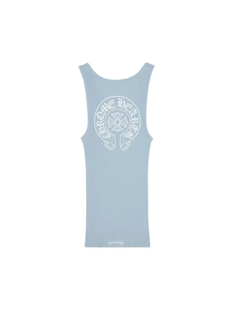 Майка Chrome Hearts Rib Tank 'Baby Blue' — изображение 2 из 2, синий