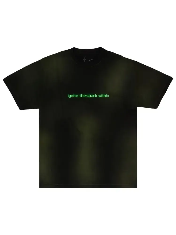 Футболка Cactus Jack by Travis Scott x Nike T-Rexx Ignite The Spark Within — черный