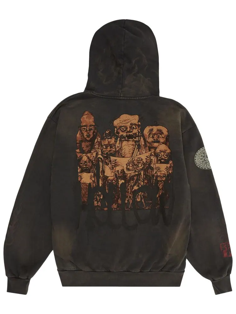 Худи Cactus Jack от Travis Scott x Takashi Murakami Hollow Hoodie, цвет Cactus Jack by Travis Scott — изображение 2 из 2