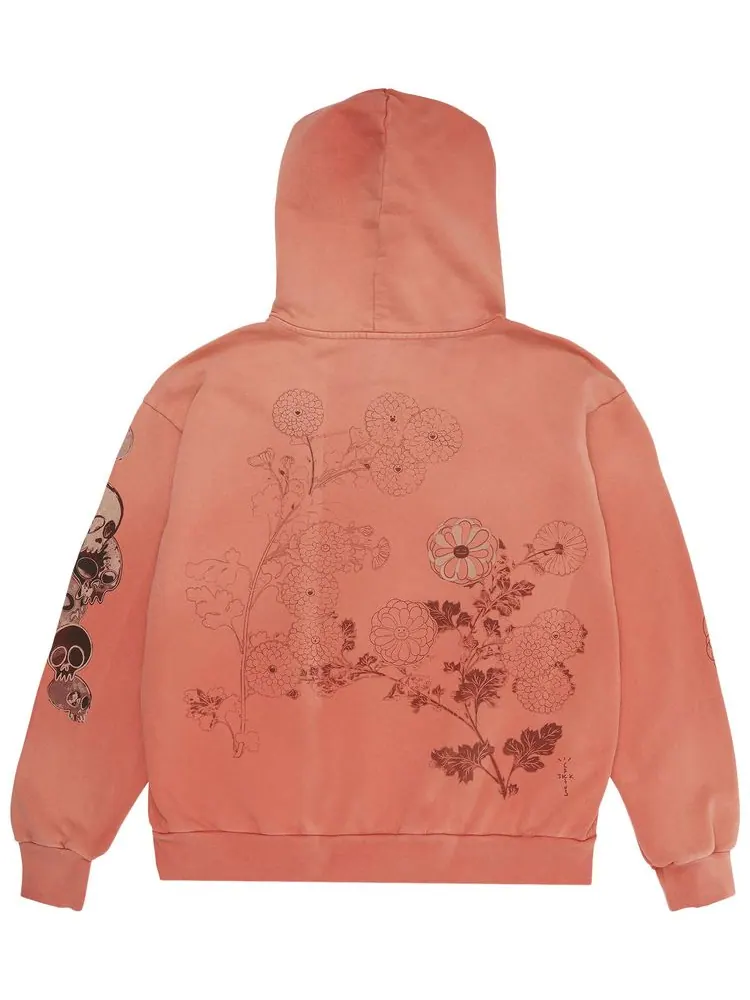 Худи Cactus Jack от Travis Scott x Takashi Murakami The Path Cactus Jack by Travis Scott — изображение 2 из 2, оранжевый