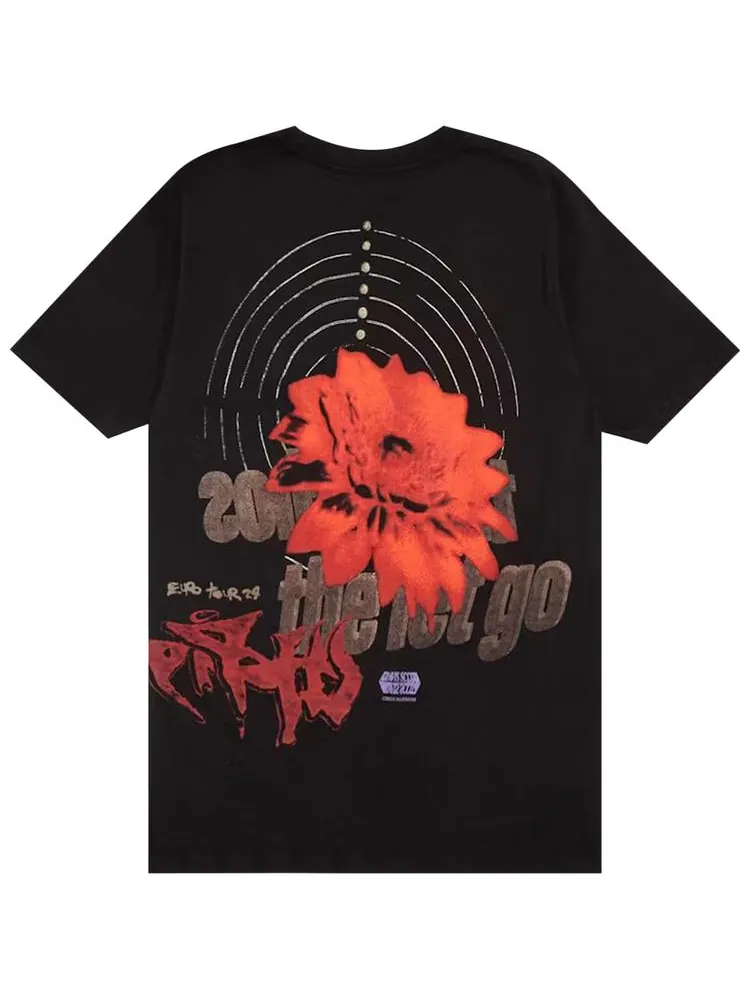 Cactus Jack by Travis Scott Футболка Cactus Jack от Travis Scott Utopia Echoes Circus Maximus — изображение 2 из 2, черный