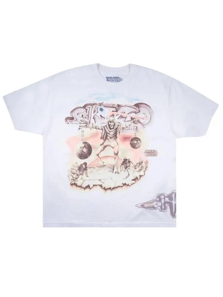 Футболка Cactus Jack by Travis Scott Utopia Tour Skitzo Circus Maximus Tee — изображение 1 из 2, белый