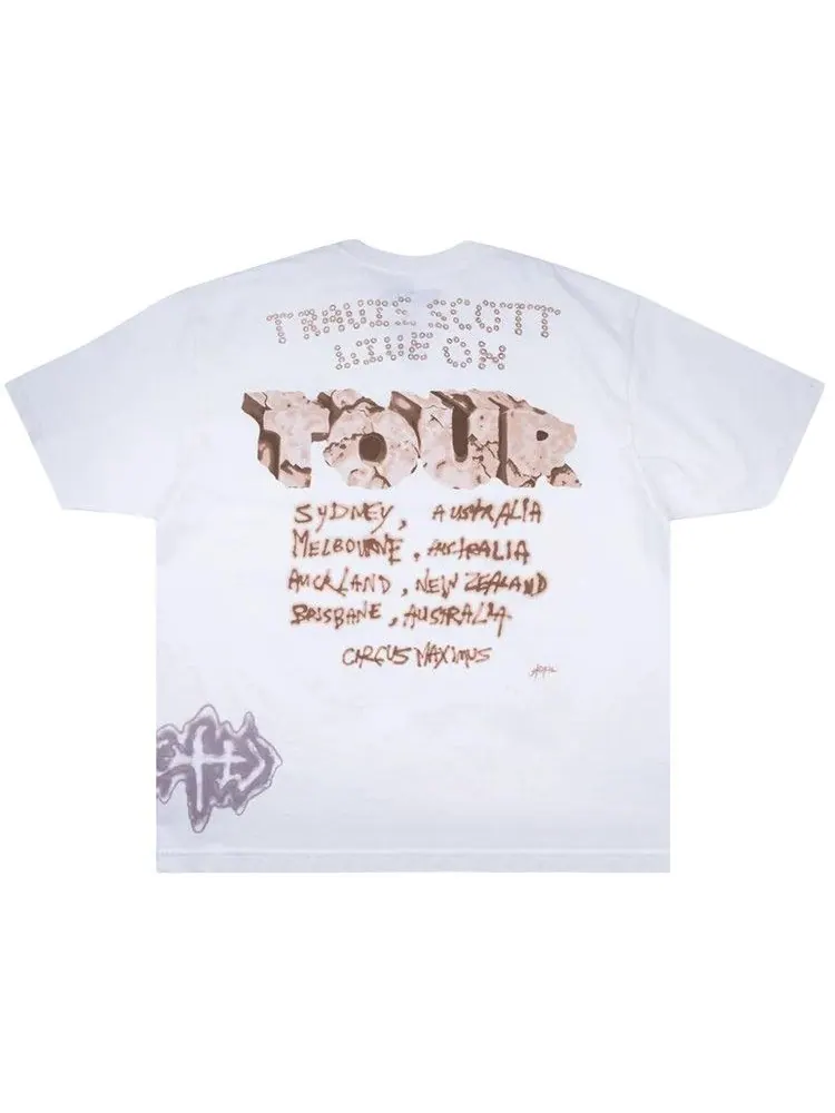 Футболка Cactus Jack by Travis Scott Utopia Tour Skitzo Circus Maximus Tee — изображение 2 из 2, белый